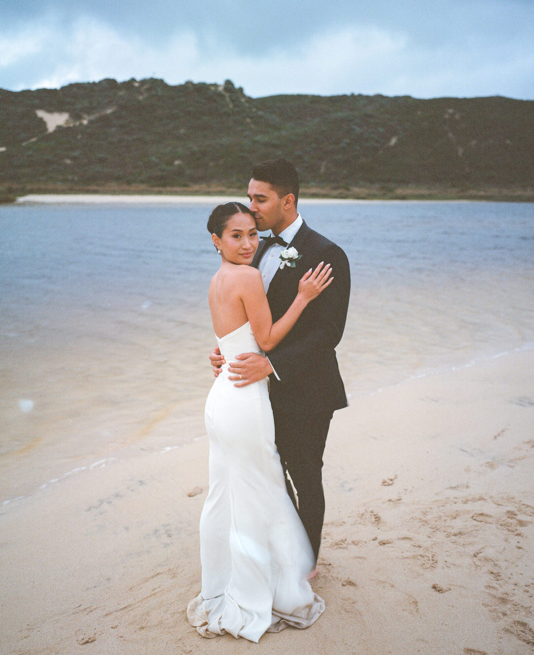 Margaret River elopement photography for Amelia and Brandon near Prevelly WA on 35mm and 120 film