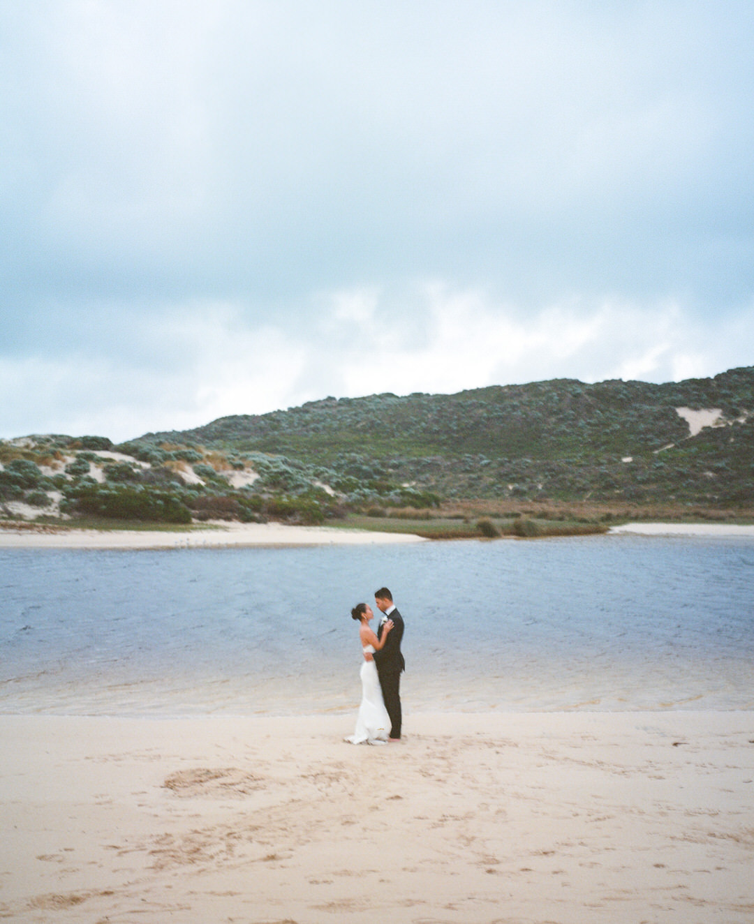 Amelia and Brandon’s intimate Margaret River elopement photographed on digital and film