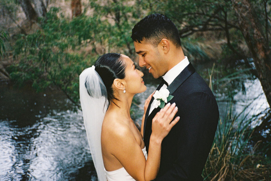 Amelia and Brandon’s private elopement moments captured in Margaret River