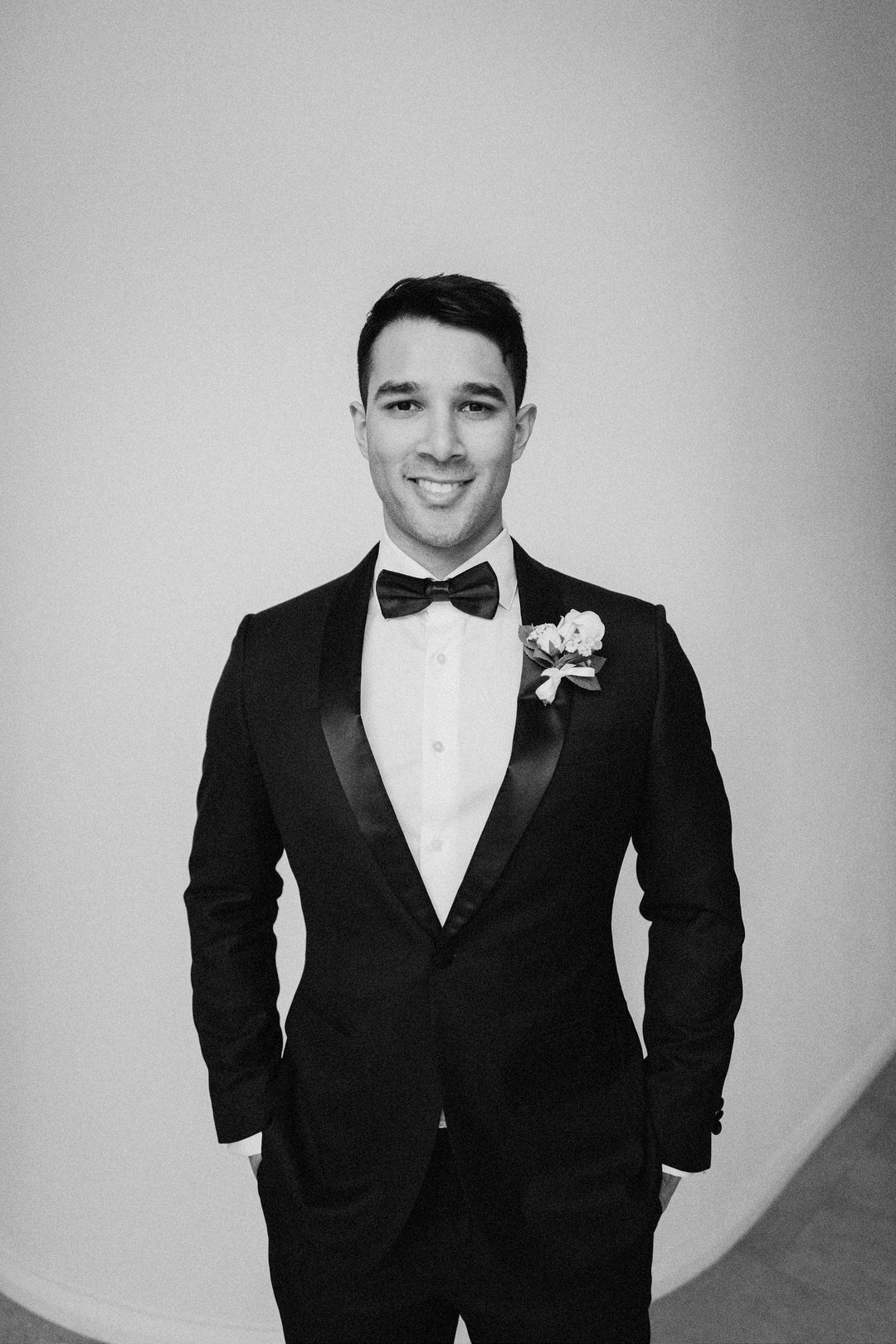 Black and white Margaret River elopement photography of Amelia and Brandon