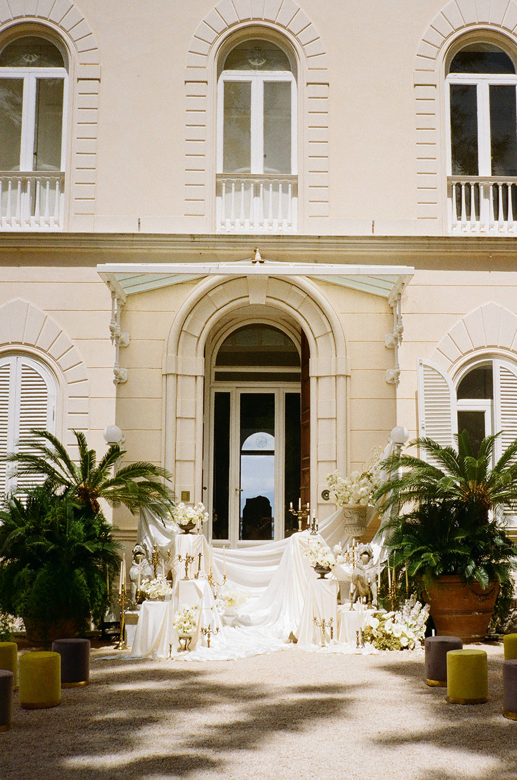 Villa Astor wedding portrait on Kodak Gold 35mm film by Zaneta Van Zyl