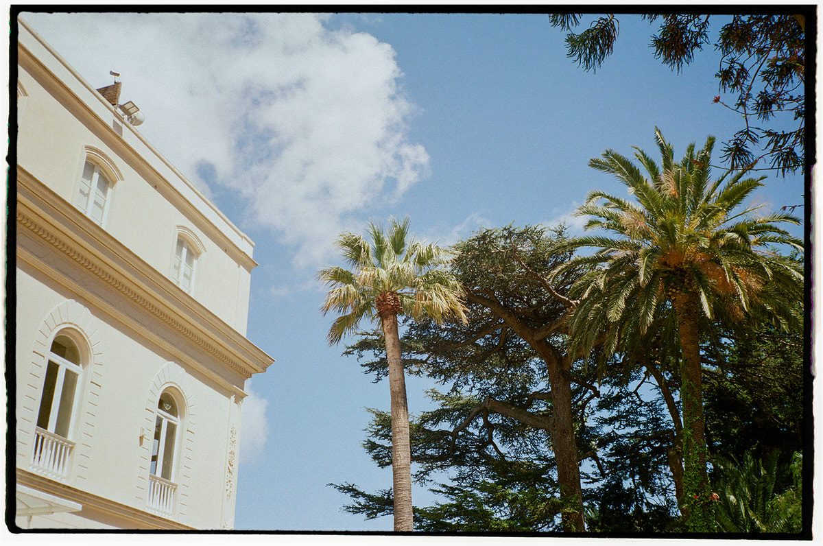 Villa Astor wedding photography editorial in Sorrento Italy captured on 35mm film