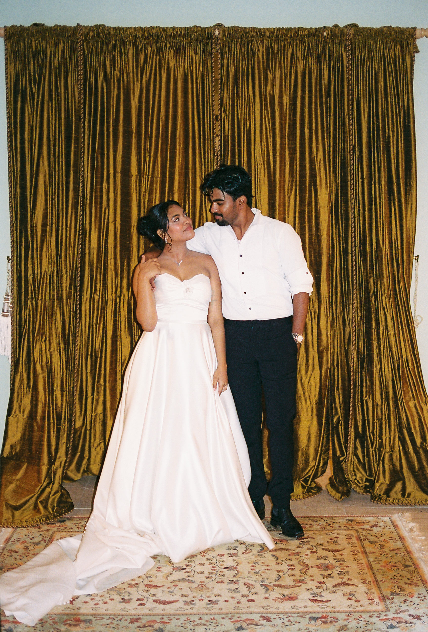 Luxury film wedding portrait at La Forêt in Margaret River