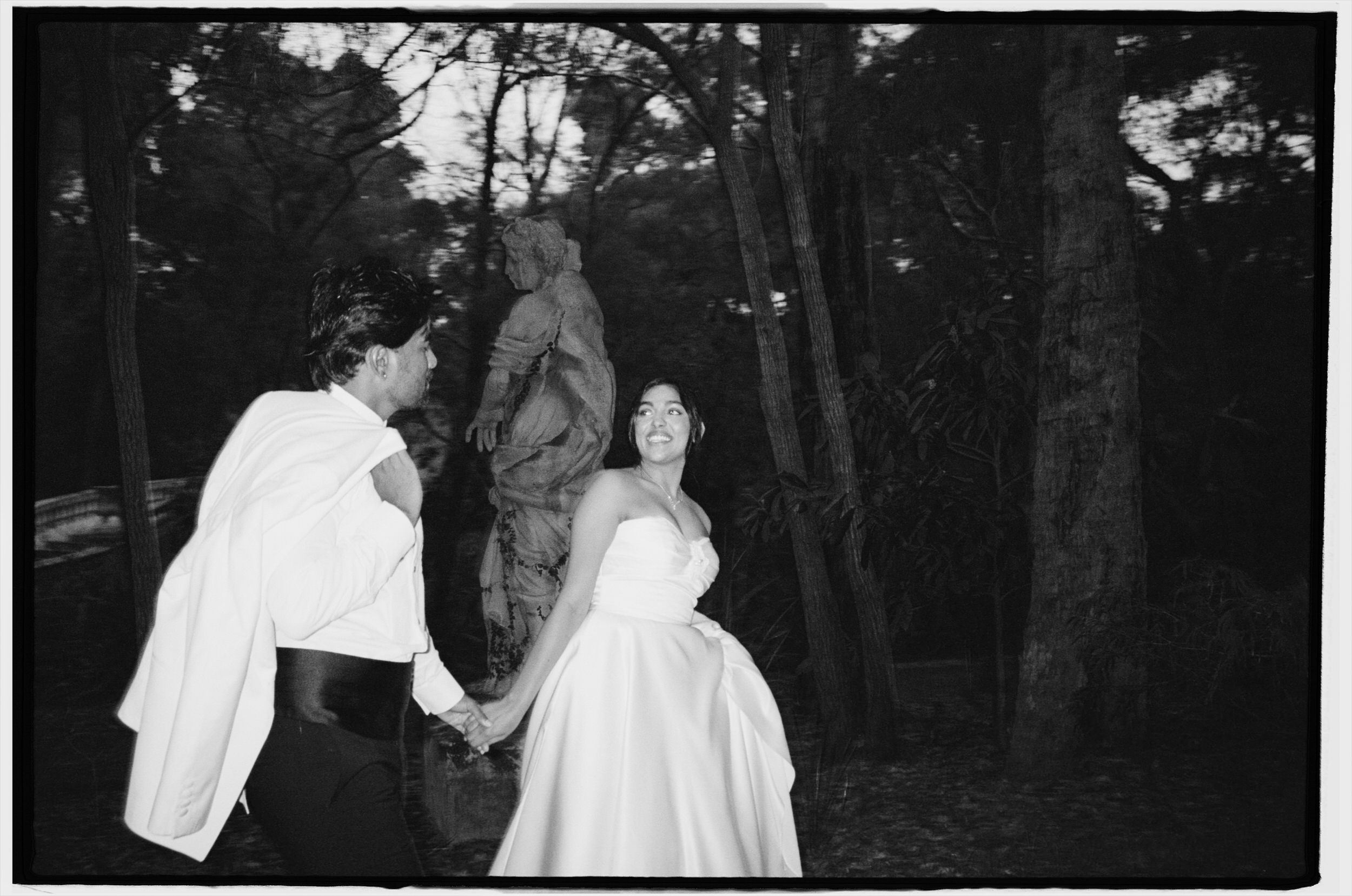 Editorial film wedding portrait at La Forêt Margaret River